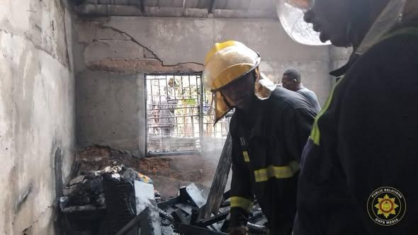 Fire Guts Two-Bedroom House in Central Region