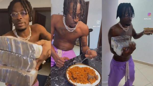 Shatta Wale Gifts Efia Odo GH¢15,000 for Bringing Him Jollof Rice