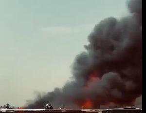 Fire Guts Berekum Cinema Hall, Leaves Major Damage