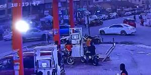 CCTV Captures Moment Fire Breaks Out at GOIL Station During Refuelling