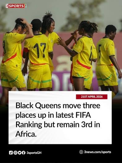 Ghana’s Black Queens Climb in New FIFA Women’s Rankings