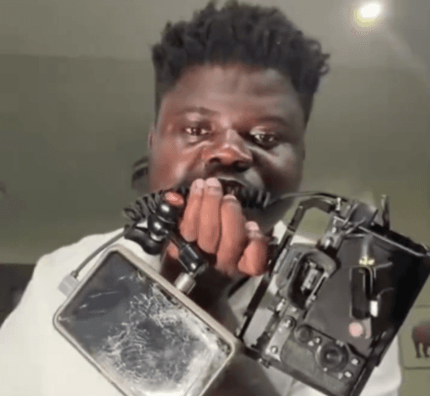 Wode Maya Speaks After Accident Destroys Filming Equipment