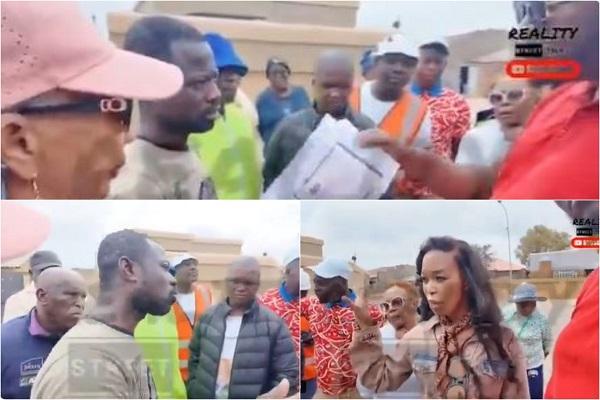 Video shows South African nationals confronting a Ghanaian resident to leave 