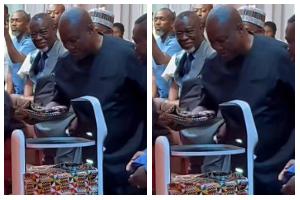 Robot Hands Over Ghana’s AI Strategy Document to President Mahama in Symbolic Launch