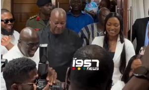 President Mahama Surprises Julius Debrah With Birthday Celebration at Jubilee House