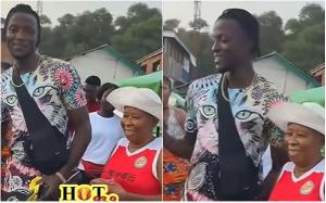 Benjamin Asare Seen Spending Time with Shatta Wale’s Mother in Viral Video