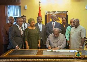 President Mahama signs Value for Money Act into law