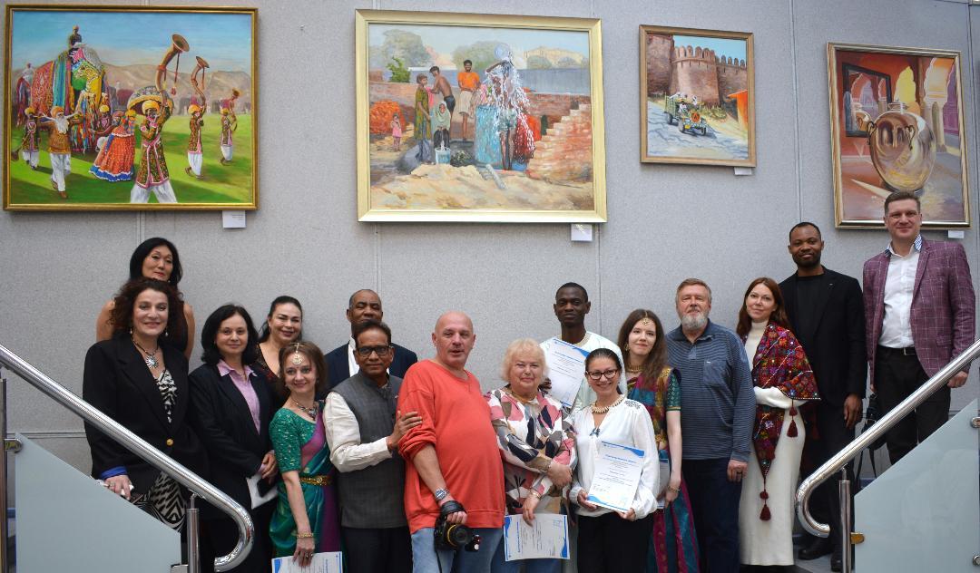 Russia, India and Africa Explore New Pathways for Cultural Dialogue Through Art Exhibition in Moscow