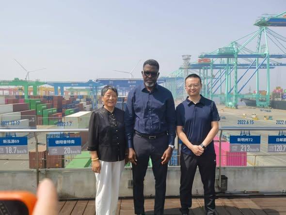 Ghanaian Entrepreneur Encourages Young Girls to Pursue STEM After Visiting World's First Smart Zero-Carbon Port