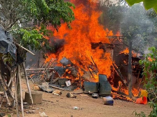 NAiMOS Destroys Over 90 Illegal Mining Machines in Five-Day Anti-Galamsey Operation