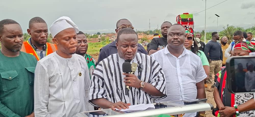 Ahafo Ano South West Launches Construction of Modern 24-Hour Economy Market at Mankranso