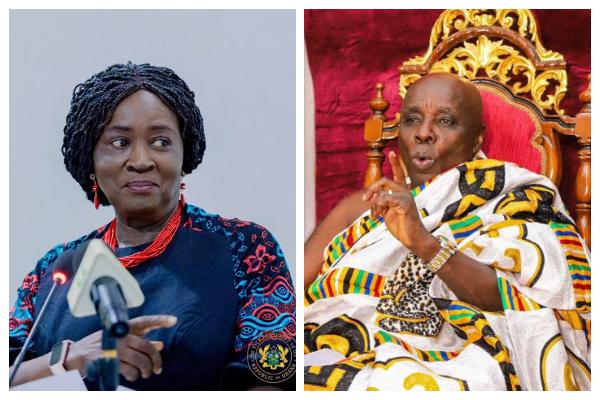 Okyenhene Urges Vice President Prof. Opoku-Agyemang to Champion Education Reforms