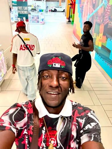 Benjamin Asare Enjoys Shopping Trip With Black Stars Teammates After World Cup
