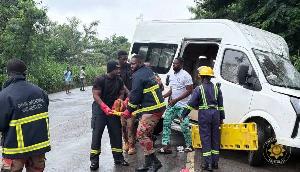 Three Killed, 15 Injured in Tragic Crash on Kumasi-Accra Highway