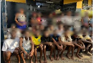 Ashaiman Police Arrest 41 Suspected Criminals in Intelligence-Led Dawn Operation