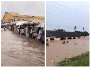 Heavy Rain Causes Flooding and Gridlock Across Parts of Accra