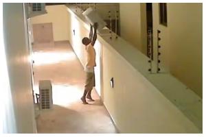 CCTV Captures Suspect Stealing Air-Condition Units from East Legon Residence