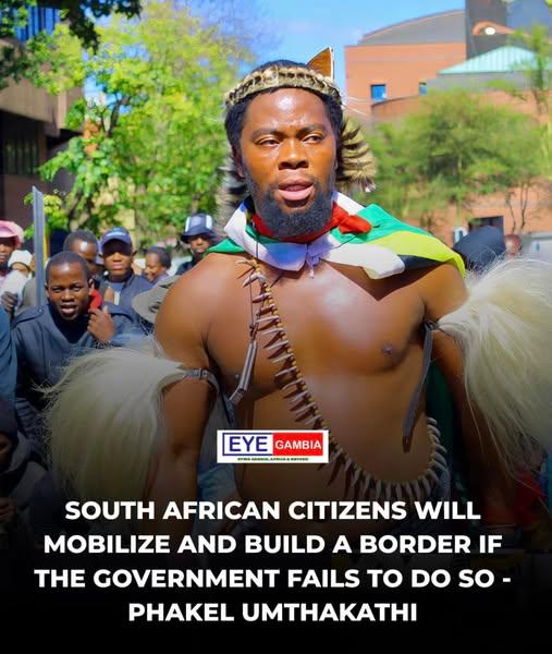 Anti-Immigration Protest Leader Calls for Citizen-Led Border Wall Initiative in South Africa