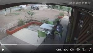 CCTV Footage Reveals Moment of Serious Crash at Tema Community 8