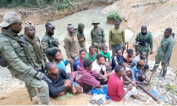 Court Remands 13 Suspected Illegal Miners Over Galamsey Activities in Enchi