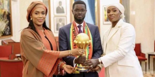 Senegal President Celebrates AFCON Victory with Wives