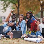 A Group of African Students. Moscow. May 2023.