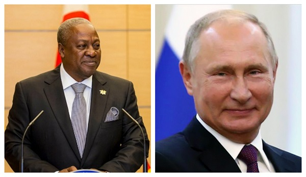 Vladimir Putin, John Mahama