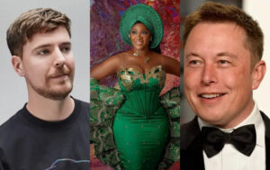 Elon Musk, Mr. Beast, Mercy Johnson,